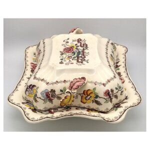 Mason's Ironstone Covered Serving Dish - Nabob